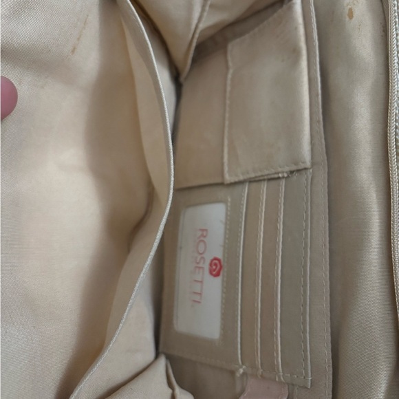 Vintage Boho Rosetti Cream and Brown Woven Shoulder Bag - Picture 7 of 8